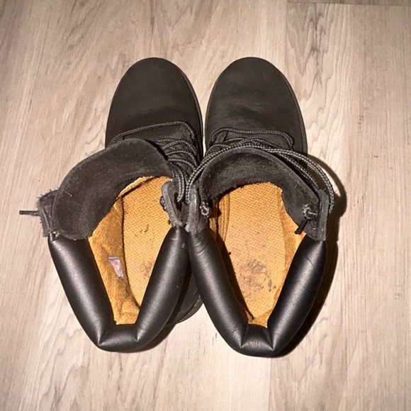 Timberland Dark Leather Hiking Boots - Picture 5 of 8